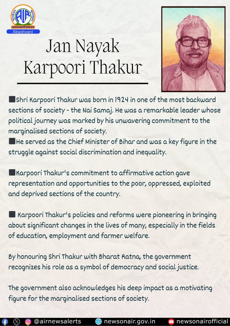 Jan Nayak Karpuri Thakur