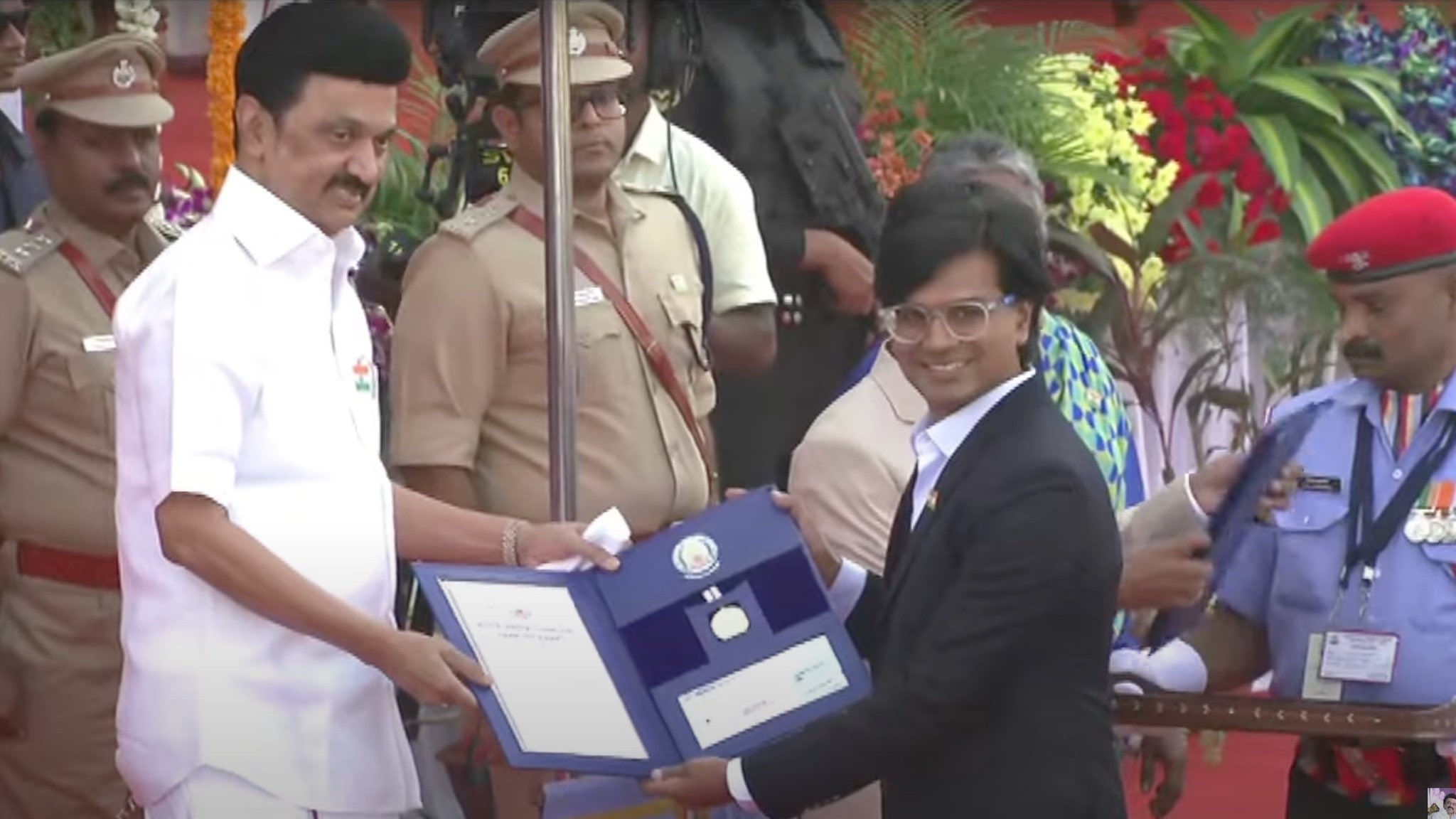 Mohammed Zubair Kottai Ameer Communal Harmony Award by the Tamil Nadu government