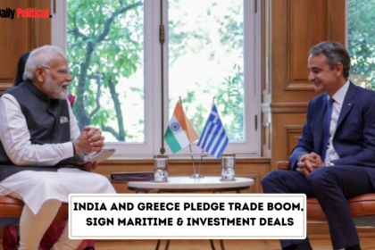 India and Greece Pledge Trade Boom, Sign Maritime & Investment Deals