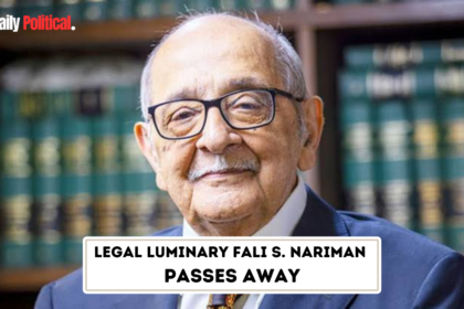 Legal Luminary Fali S. Nariman Passes Away