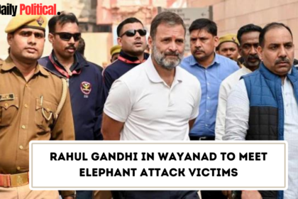 Rahul Gandhi in wayanad to meet elephant attack victims