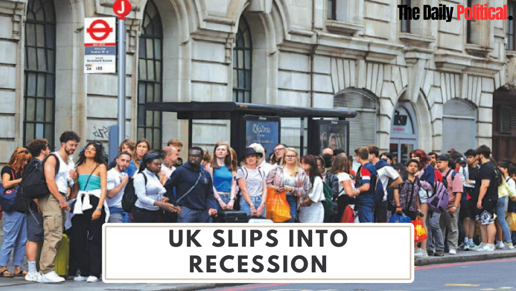 UK slips into recession