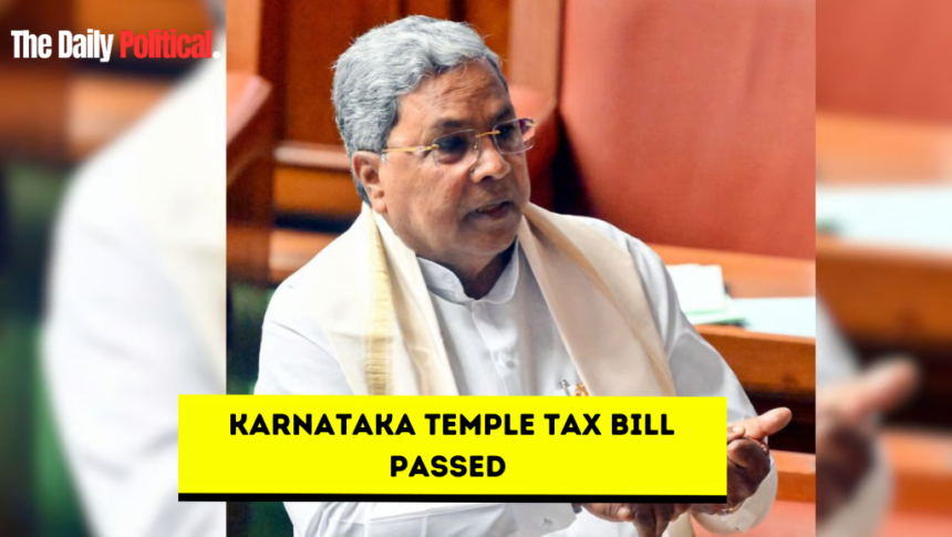 Karnataka Temple Tax Bill Passed